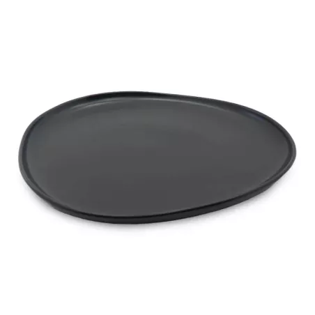 Plato Triangular Coupe de Porcelana 11 Pulgadas Negro Mate ARNI C1410-25