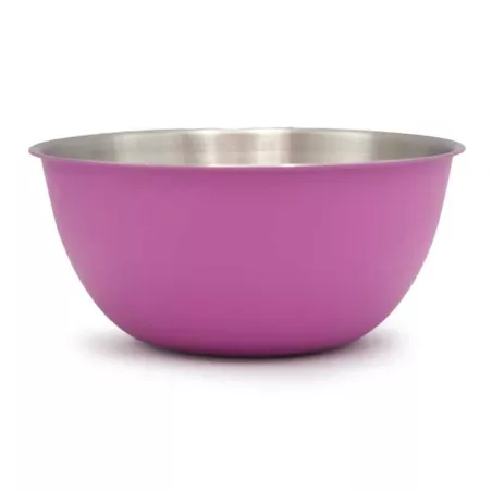 Bowl de Acero Inoxidable de 18 Centimetros de Color Morado TIPS HOK-037-2