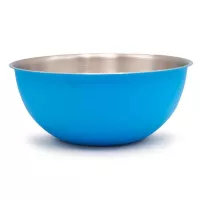 Bowl de Acero Inoxidable de 26 Centimetros de Color Azul TIPS HOK-037-6