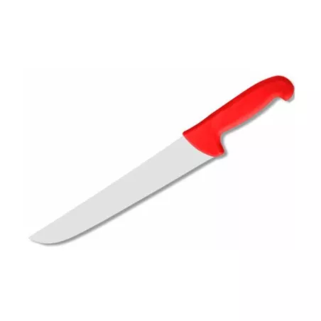 Cuchillo Carnicero Recto de 8 Pulgadas con Mango de Color Rojo CUTLERY PRO KB-2243-200-RD101-CP-CP