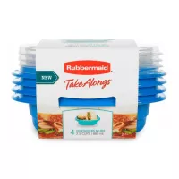 Contenedor Takealongs de Colores de 2.9 Tazas, Set de 4 Unidades RUBBERMAID 2184981