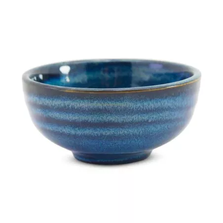 Bowl de Ceramica de Color Azul de 4.5 Pulgadas TIPS QJC-038BL