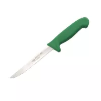 Cuchillo para Deshuesar de Hoja Delgada Recta de 6 Pulgadas con Mango de Color Verde CUTLERY PRO KB-2208-150A-GR101-CP-CP