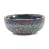 Bowl de Ceramica de Color Cafe de 4.5 Pulgadas TIPS QJC-037YB