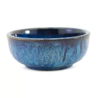 Bowl de Ceramica de Color Azul de 4.5 Pulgadas TIPS QJC-037BL