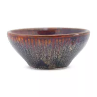 Bowl de Ceramica de 7 Centimetros de Color Cafe TIPS QJC-032BR