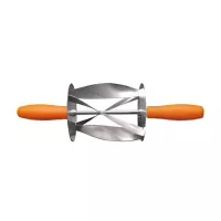 Cortador para Croissant Sencillo de Mango Naranja CUTLERY PRO TCC-S05-12/15-OR103-CP-CP