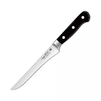 Cuchillo Forjado para Deshuesar de Hoja Delgada y Recta de 6 Pulgadas  CUTLERY PRO FR-9808-150-BK301-CP-CP