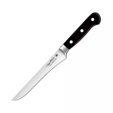 Cuchillo Forjado para Deshuesar de Hoja Delgada y Recta de 6 Pulgadas  CUTLERY PRO FR-9808-150-BK301-CP-CP