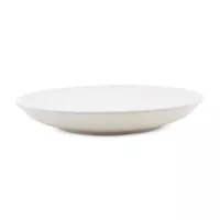 Plato Redondo Hondo de Ceramica de 6 Pulgadas de Color Blanco TIPS QJC-001 2