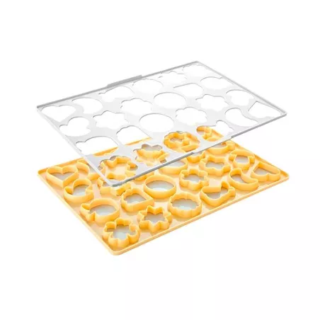 Cortador de Galletas de Plastico de 24 Cavidades TIPS ZNP-139