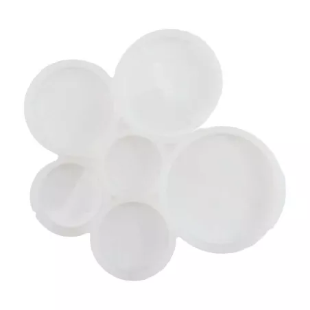 Molde de Silicon de Circulos de Distintos Tamanos de 6 Cavidades TIPS ZNP-081