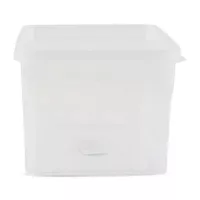 Contenedor Hermetico de Polipropileno para 0.8 Litros de 11.8 x 11.8 x 9.2 Centimetros  MASTER CHEF 803(A-5)