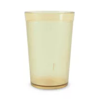 Vaso Tumbler de Policarbonato de 280 Mililitros Color Ambar MASTER CHEF F0280CPC