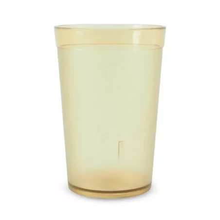 Vaso Tumbler de Policarbonato de 280 Mililitros Color Ambar MASTER CHEF F0280CPC