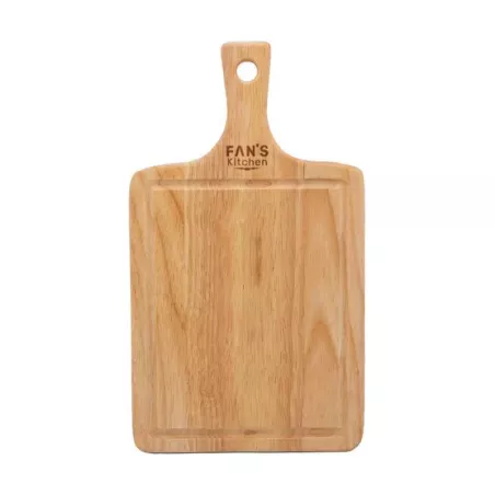 Tabla de Madera Cuadrada para Servir Pizza de 35 x 20 x 2 Centimetros TIPS FSC-030-3