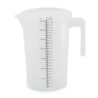 Taza para Medir de Polipropileno Transparente con Medidas de 3500 Mililitros MASTER CHEF L2035