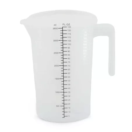 Taza para Medir de Polipropileno Transparente con Medidas de 3500 Mililitros MASTER CHEF L2035