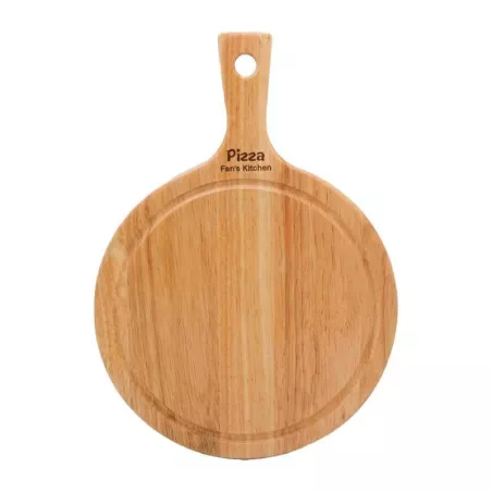 Tabla de Madera para Servir Pizza de 35 x 25 x 2 Centimetros TIPS FSC-027-4