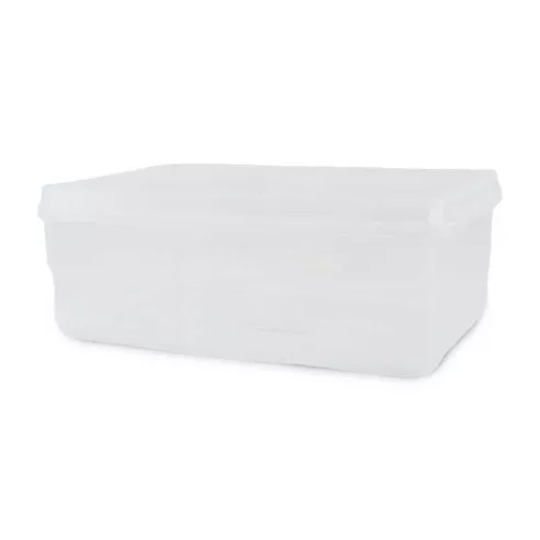 Contenedor Hermetico de Polipropileno para 1.5 Litros de 20 x 13.5 x 7.2 Centimetros  MASTER CHEF 607(A-4)