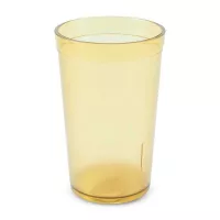 Vaso Tumbler de Policarbonato de 360 Mililitros Color Ambar MASTER CHEF F0360CPC