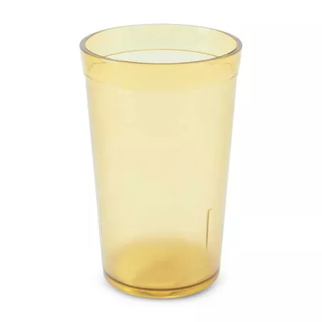 Vaso Tumbler de Policarbonato de 360 Mililitros Color Ambar MASTER CHEF F0360CPC