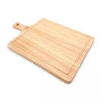 Tabla de Madera Cuadrada para Servir Pizza de 40 x 25 x 2 Centimetros TIPS FSC-030-5 2