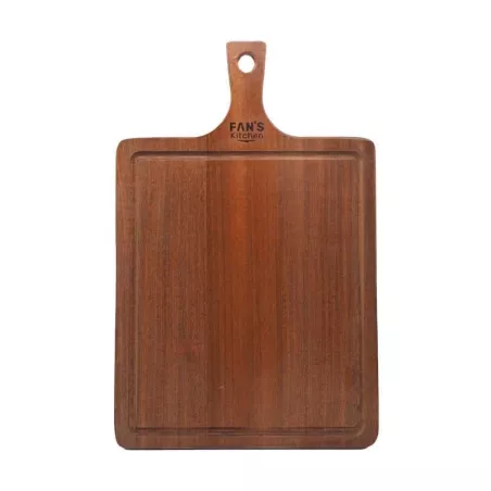 Tabla de Madera para Servir Pizza de 47 x 27 x 2 Centimetros TIPS FSC-036-6