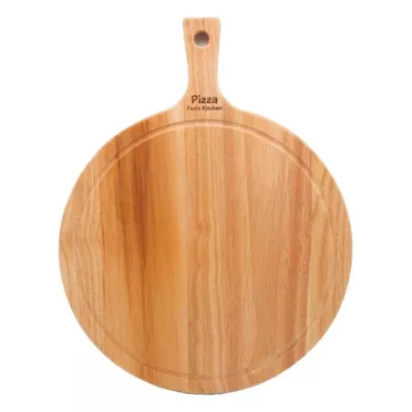 Tabla de Madera para Servir Pizza de 48 x 38 x 2 Centimetros TIPS FSC-027-9