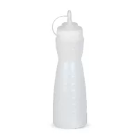 Botella para Salsas de Plastico de 24 Onzas Transparente MASTER CHEF BS24MB