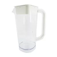 Pichel Cuadrado de Plastico Transparente de 1300 Mililitros MASTER CHEF Z0002