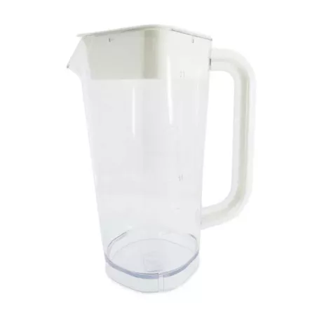 Pichel Cuadrado de Plastico Transparente de 1300 Mililitros MASTER CHEF Z0002