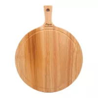 Tabla de Madera para Servir Pizza de 45 x 35 x 2 Centimetros TIPS FSC-027-8