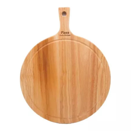 Tabla de Madera para Servir Pizza de 45 x 35 x 2 Centimetros TIPS FSC-027-8