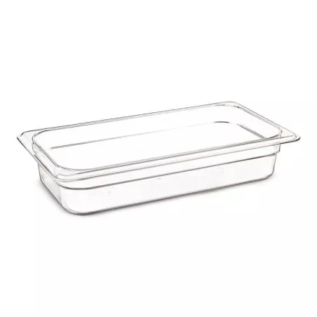 Bandeja de Policarbonato Transparente de 1/3 x 2.5 Pulgadas MASTER CHEF 2132