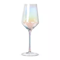 Copa de Vino Blanco de Vidrio de 440 Mililitros de Color Tornasol VETRO DHD-012TR/HJ