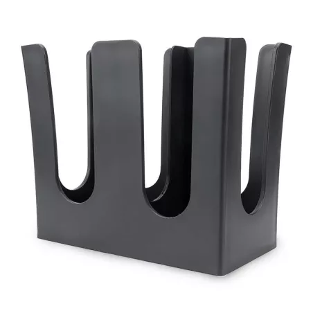 Organizador para Vasos de Polipropileno con 2 Compartimientos Negro MASTER CHEF B3003