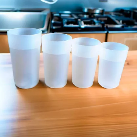 Vaso Tumbler de Polipropileno Translucido de 480 Mililitros MASTER CHEF F0480TPP