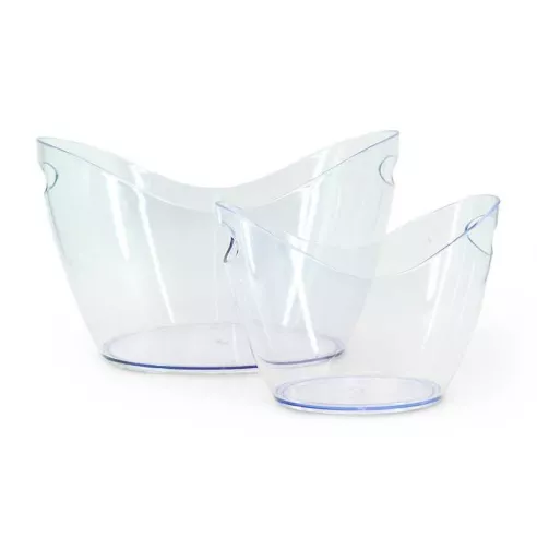 Hielera Transparente de Poliestireno de 12 Litros MASTER CHEF YB012