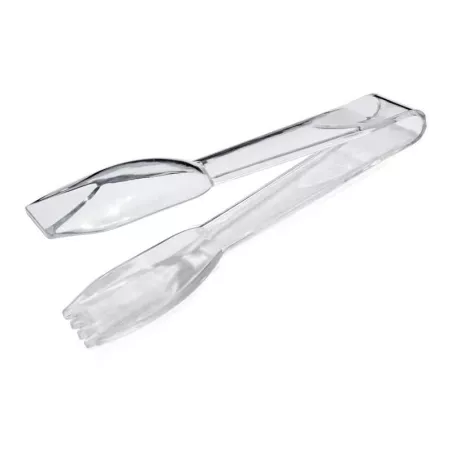 Pinza para Hielo Plastica Transparente de 15.9 x 3.2 Centimetros MASTER CHEF CIB005