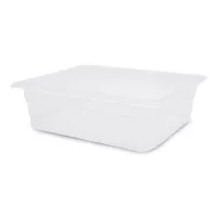 Bandeja Transparente de Polipropileno de 1/2 x 4 Pulgadas MASTER CHEF 2124P