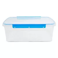 Contenedor Hermetico Transparente de Polipropileno de 38 x 26 x 13 Centimetros para 8.5 Litros MASTER CHEF 502(802)