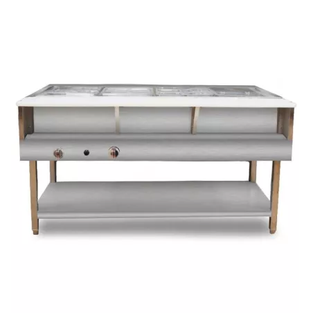 Bano Maria Electrico con 4 Fosas de 60 x 32 x 32 Pulgadas de 110V QUANTUM PRO BM-4