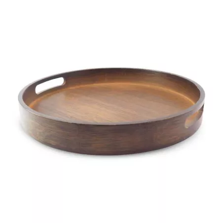 Azafate Redondo de Madera 35 Centimetros TIPS STC-028