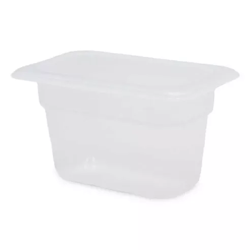 Bandeja Transparente de Polipropileno de 1/9 x 4 Pulgadas MASTER CHEF 2194P