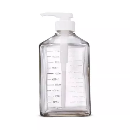 Dispensador para Sirope de Vidrio Transparente de 1100 Mililitros MASTER CHEF TPG-11