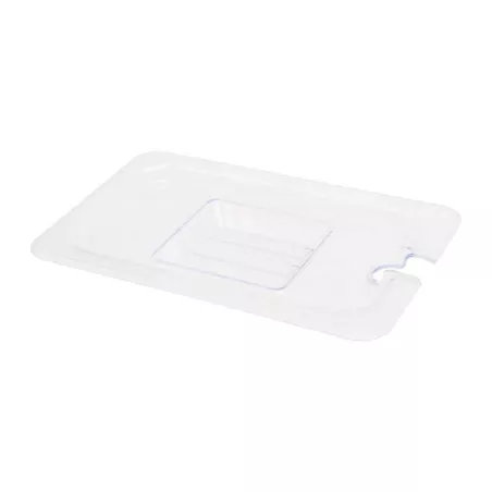 Tapa para Bandeja con Hueco Transparente de Policarbonato de 1/4 Pulgadas MASTER CHEF LN004