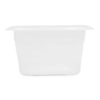 Bandeja Transparente de Polipropileno de 1/9 x 4 Pulgadas MASTER CHEF 2194P