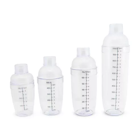 Coctelera de Policarbonato Transparente de 700 Mililitros MASTER CHEF B1007