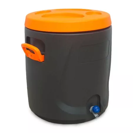 Thermo Plastico de 55 Litros Color Gris con Anaranjado POLARPOD T55